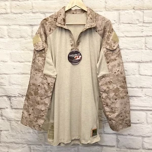 USMC FROG NWT Flame Resistant Size M-L Desert Camo Long Sleeve Men’s Shirt - Picture 1 of 10