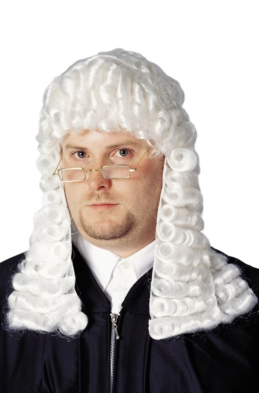Supreme Court Official Judge Costume Wig (White) - Image 1 of 1