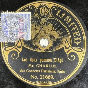 Valdu : Poils aux pattes / Les deux pommes d'api RARE 78 RPM DUVAL LIMITED 21400 - Imagen 1 de 4