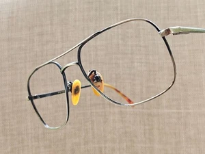Vintage Stetson Men Eyeglasses Frame Black/Gold Tone Zyloware Eye Wear Glasses - Picture 1 of 12