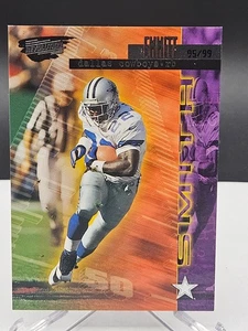 Pacific Revolution 1999 Emmitt Smith #2 Three Deep Zone Silver #95/99 - Raro - Imagen 1 de 2