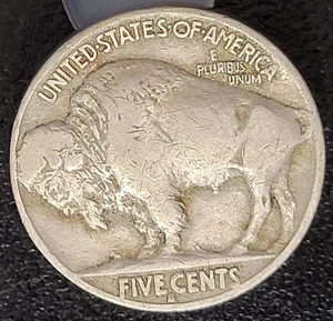 1914 S San Francisco Mint Buffalo Nickel Nice 2/3rd Horn F/VF - Picture 1 of 2