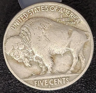 1914 S San Francisco Mint Buffalo Nickel Nice 2/3rd Horn F/VF - Image 1 of 2
