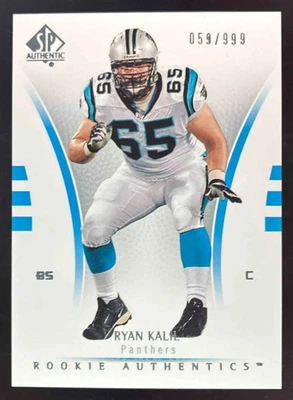 2007 SP Authentic #180 Ryan Kalil RC /999 - Image 1 of 2