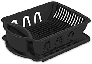 Set Lavello 2 Pezzi, con Scarico per Asciugatura, Contiene Piatti Puliti in Cucina - Foto 1 di 1