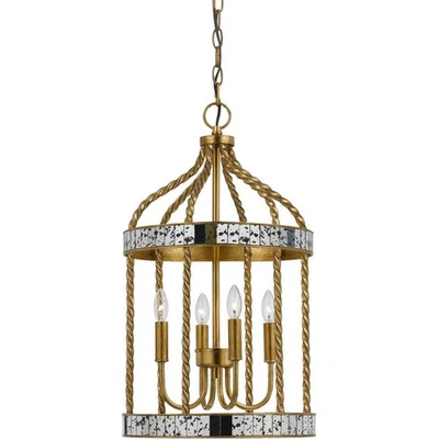 Pingente de madeira Glenwood CAL Lighting & Accessories FX-3599-4 - Imagem 1 de 2