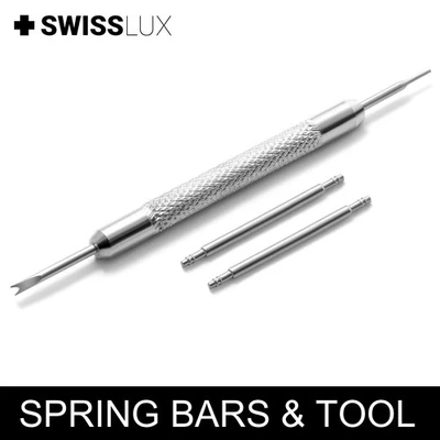 LUX CLOCK PARTS For TIMEX Watch Metal Steel Pins Spring Bars Removal Tool Strap Band 18-22mm