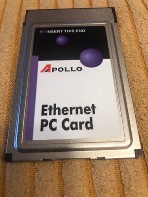 Apollo Ethernet Card  FCC ID: MQ4EC2T PCMCIA Karte - Bild 1 von 2