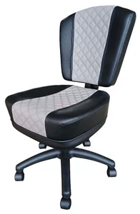 TheBestPokerSite #9B Casino Poker Chair Comfort Mid-Back Swivel Chairs - Multi - Picture 1 of 5