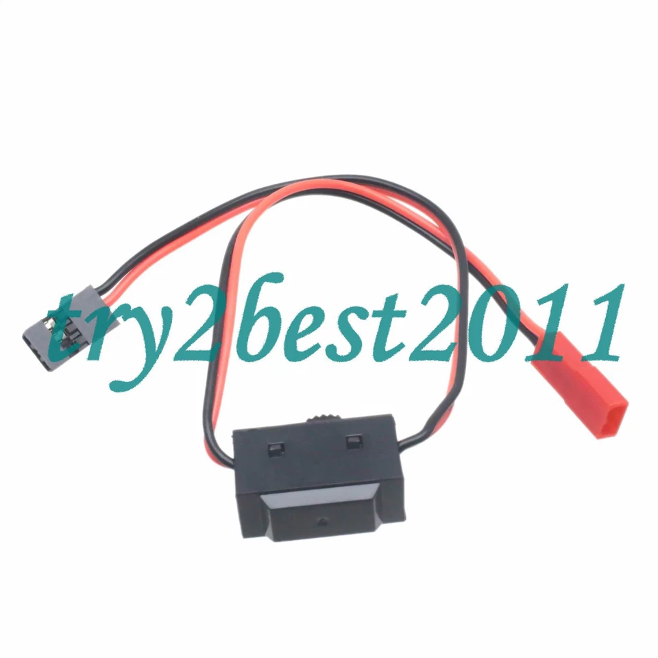 JR macho JST fêmea receptor de controle remoto interruptor liga/desliga 12" comprimento 22# cabo de PVC - Imagem 1 de 1