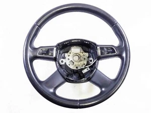 09-12 Audi A4 B8 4 Spoke Steering Wheel Black Leather OEM 125K 10 11 8K0419091BG - Picture 1 of 12