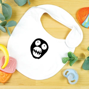 Mighty Boosh Baby Lätzchen TV-Serie Merch Babyparty Geschenk Unisex - Bild 1 von 1