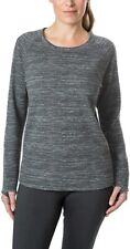 KIRKLAND SIGNATURE Women’s Active 4 Way Stretch Jacquard Pullover Gray Size S