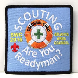 Patch Boy SCOUTING SWC 2016 COLOSSALE COBB ATLANTA AREA CONSIGLIO Sei pronto? - Foto 1 di 2