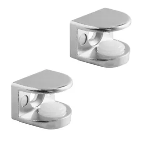 2x Soporte de estante de vidrio para paneles 5 - 8 mm - Imagen 1 de 2