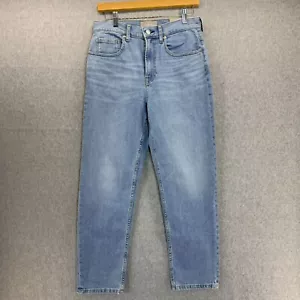 Jeans donna Everlane The Cheeky taglia 28 denim blu cielo alla caviglia vita alta nuovo con etichette - Foto 1 di 12
