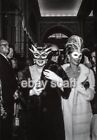 CLAUDETTE COLBERT  WEARING A MASK AT COSTUME PARTY    8X10 PHOTO