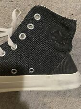Converse All Star High Top Men’s US 9 Black / White Hardly Worn Boot / Sneaker