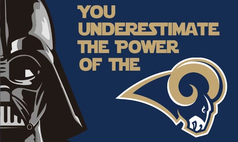 Los Angeles Rams Flag 3x5ft Banner Polyester American Football rams032 Cover