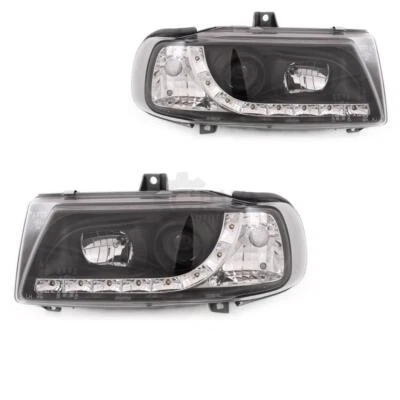 Scheinwerfer Set für Seat Ibiza II 6K 95-99 LED klarglas/schwarz Dragon Lights - Bild 1 von 4