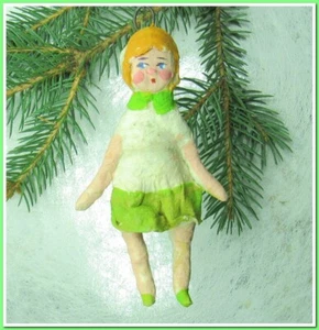 Ancien Ornement de Noël en coton Vintage Sapin Xmas Nouvel An 🎄#1011243 - Picture 1 of 10