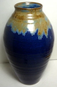 The Ultimate 2004 LARGE 13" vase PIGEON RIVER POTTERY sgnd TIM KERNS-CRYSTALLINE - Picture 1 of 10