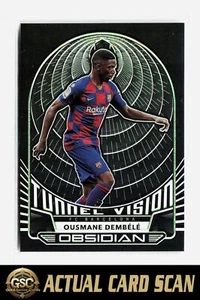 Panini Obsidian #TV-12 2019-20 Ousmane Dembele Tunnel Vision verde #/25 - Imagen 1 de 2