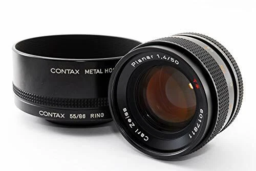 Contax Planar 50mm F1.4 AEJ wide-angle lens - Image 1 of 1