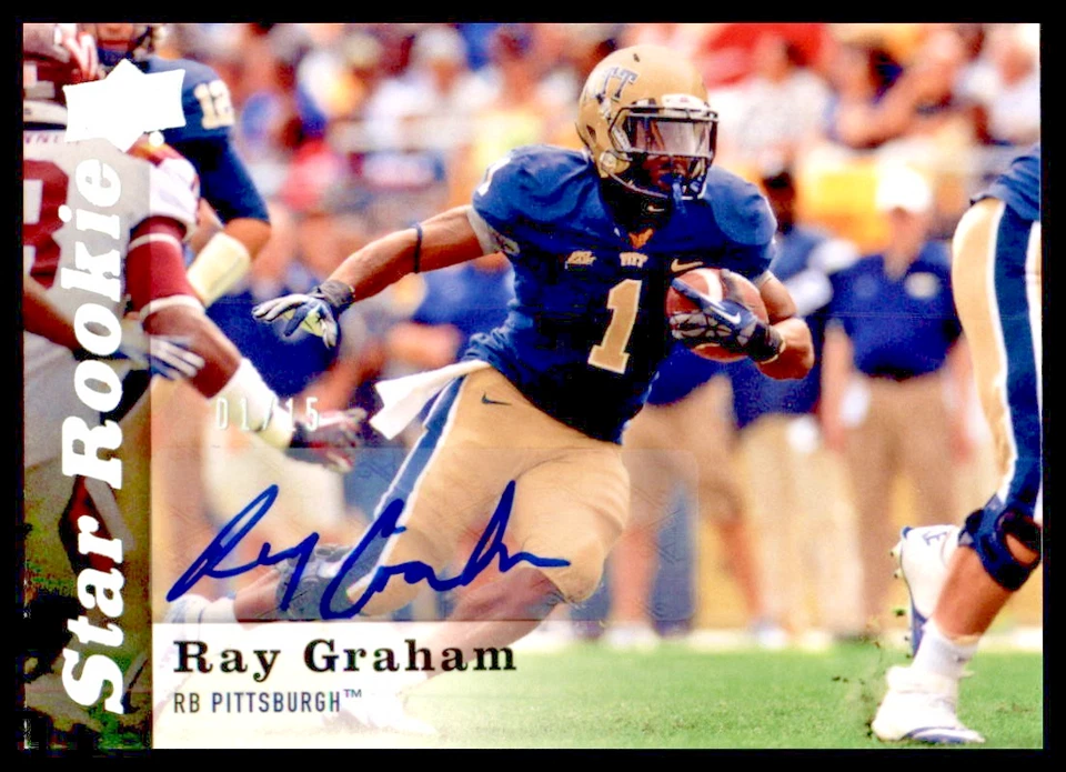 2013 Upper Deck Star Rookie Ray Graham #181 Auto (AU, RC) #1/15 Made Pittsburgh - Image 1 of 2
