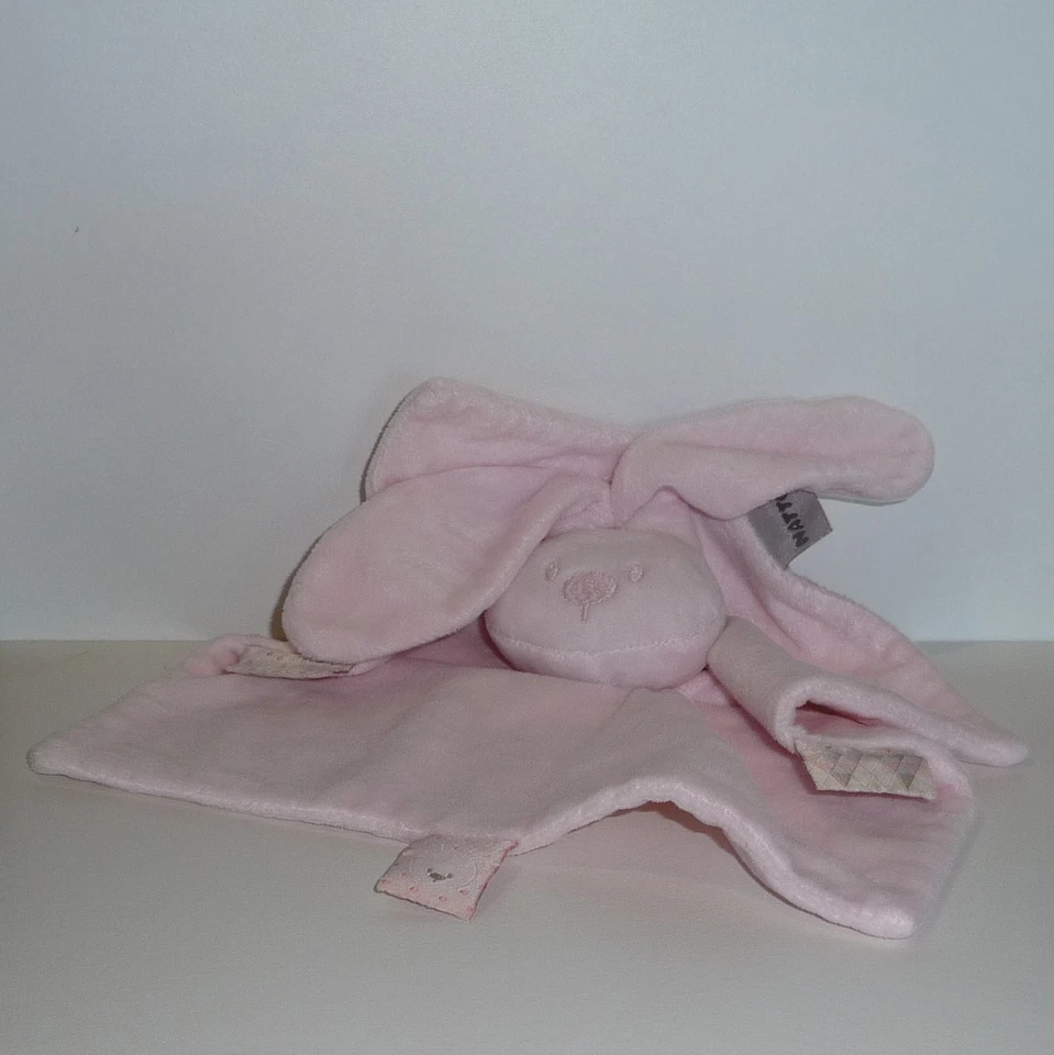 Doudou Lapin Nattou - Rose - Photo 1/1