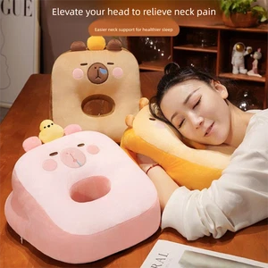Super Soft Capybara Office Nap Pillow Capybara Neck Pillow Female Gift - Picture 1 of 15