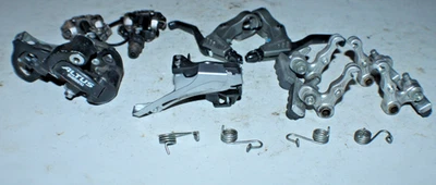 Shimano Altus Acera Groupset Front Rear Derailleurs Pedals PDM520 RDCT95 FDT3000 - Image 1 of 4