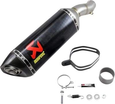 Silenciador antideslizante de lata recta de carbono Akrapovic (S-K6SO7-ZC) Foto 1 de 2