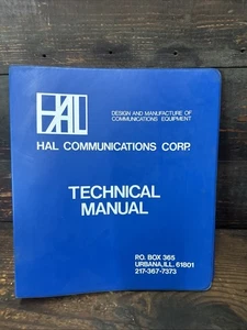 HAL Communication ST-6000 FSK Demodulator  Technical Manual With Binder - Picture 1 of 4