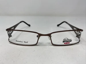 CSC MYSTIQUE 5014 MATTE BROWN 53-17-135 Metal Full Rim Eyeglasses Frame X163 - Picture 1 of 7
