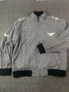 Coogi Mens 100% Cotton Full Zip Rhinestone Embellished Bomber Jacket Size XL - Picture 1 of 9