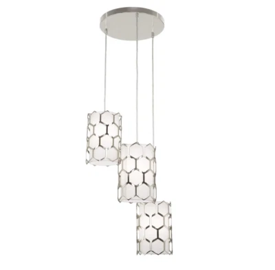 Colgante George Kovacs P1893-613 "Colección de eslabones perdidos" níquel pulido *NUEVO* Foto 1 de 4