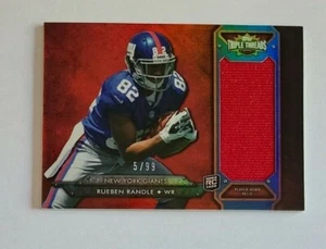 2012 Topps Triple Threads Rueben Randle New York Giants LSU 5/99 - Jersey - Bild 1 von 1
