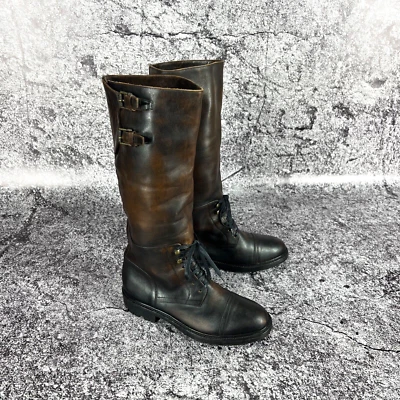 Belstaff Banbridge Botas de Montar Altas Cuero Hechas en Italia Marrón Talla - 37 Foto 1 de 4