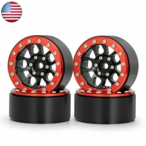 4PC 1.9" Alloy Beadlock Wheel Rim For 1/10 Axial SCX10 CC01 D90 90046 RC Crawler - Picture 1 of 12