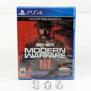 Call of Duty Modern Warfare III Cross Gen Bundle (Playstation 4, PS4) NEW SEALED - Picture 1 of 5