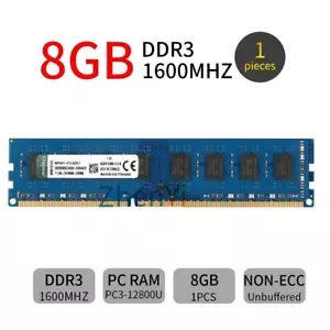 8GB (1X8GB) DDR3 Desktop 1600MHz Memory DIMM RAM For Dell Optiplex 3020 Mt/Sff - Picture 1 of 6