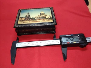 Painted wooden box "St. Petersburg is 300 years old" - Picture 1 of 6