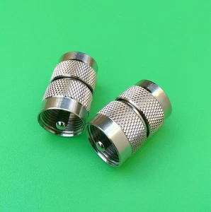 (5 PCS) UHF Double Male Connector - USA Seller - Picture 1 of 2