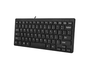 Adesso Natural Ergonomic AKB-111UB SlimTouch Mini Keyboard Wired USB , Black - Picture 1 of 1
