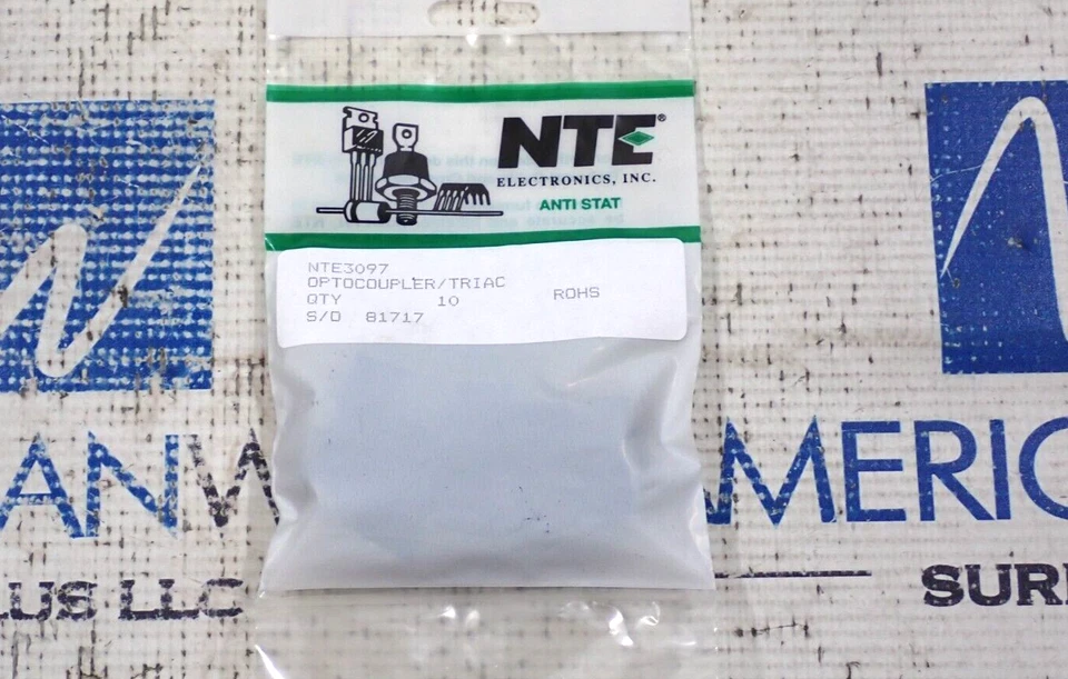 NTE NTE3097 Optocoupler/Triac Quantity 10 in bag - Image 1 of 4