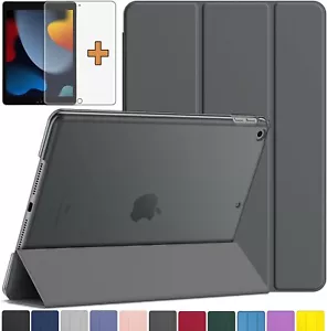 Lonfeid Schutzhülle +9H Panzerfolie Glas für iPad 9/8/7 (2021/2020/2019) 10.2"-3 - Bild 1 von 20