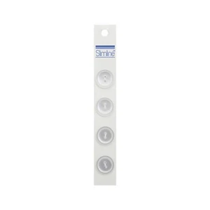 Big Pearlized Buttons | Pearl Buttons - 2 Hole - 3/4in. - 4 Pcs (nmsl013a) - Picture 1 of 1