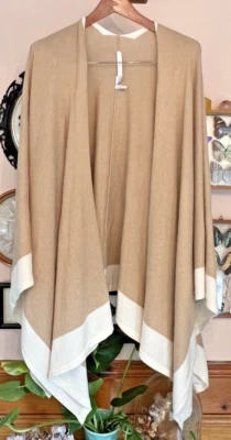 BAMFORD Inglaterra Mujer Poncho Cachemir Cárdigan Suéter OS Foto 1 de 4