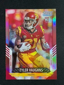 Tyler Vaughns RC - 2021 Score #383 - Red Zone Refractor Border SP SN /20 - Colts - Picture 1 of 2